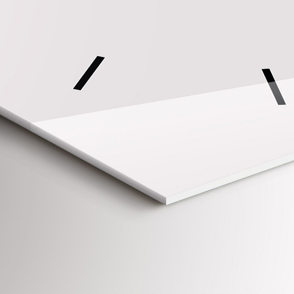 Modern vertical wall clock Rhinoceros line art