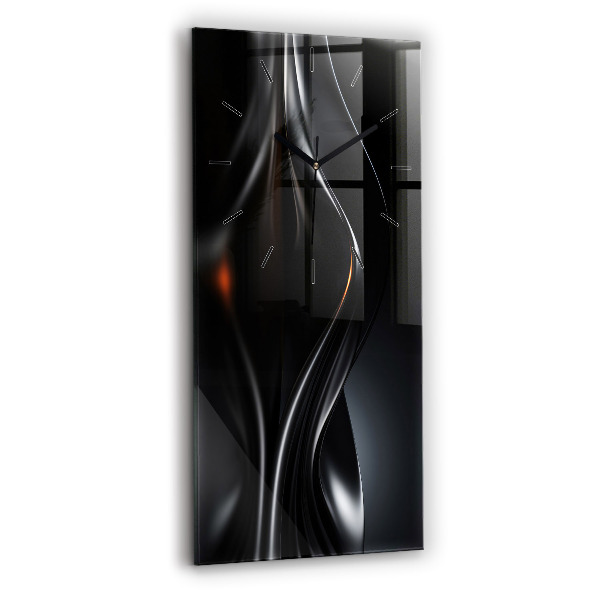 Modern vertical wall clock Abstraction