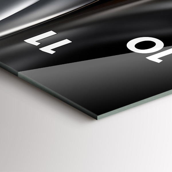 Modern vertical wall clock Abstraction