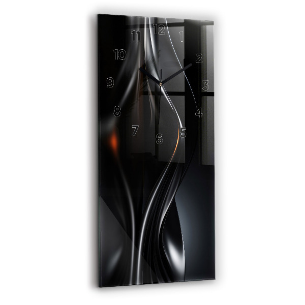 Modern vertical wall clock Abstraction