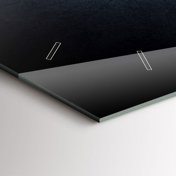 Glass wall clock rectangular Vegetables