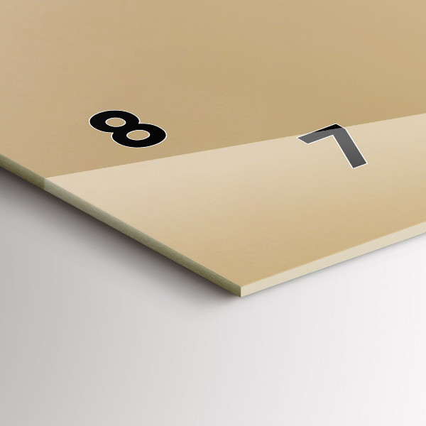 Glass wall clock rectangular Owl - a sign of wisdom