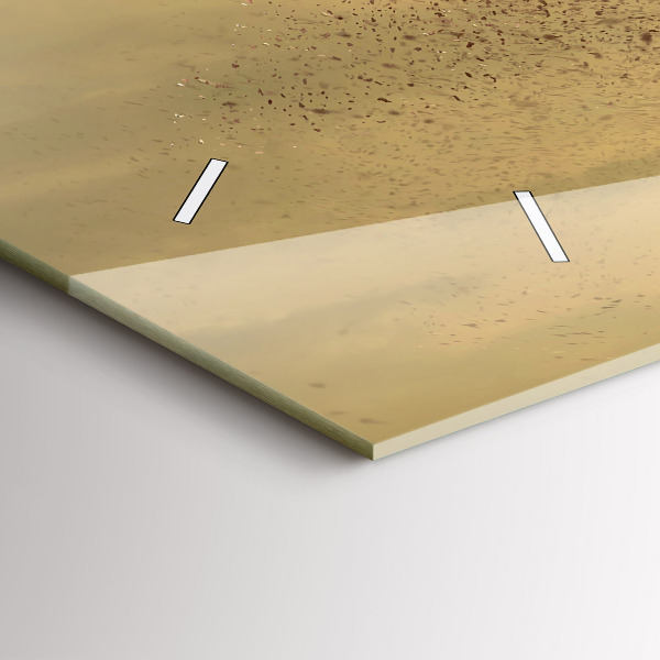 Glass wall clock rectangular Woman in figure