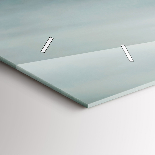 Glass wall clock rectangular Motor Style Adrenaline