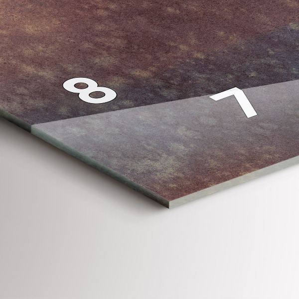 Glass wall clock rectangular woman with umbrella