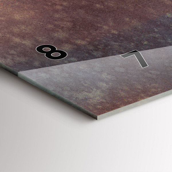 Glass wall clock rectangular woman with umbrella