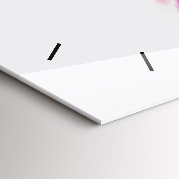 Glass wall clock rectangular Women in colorful dresses