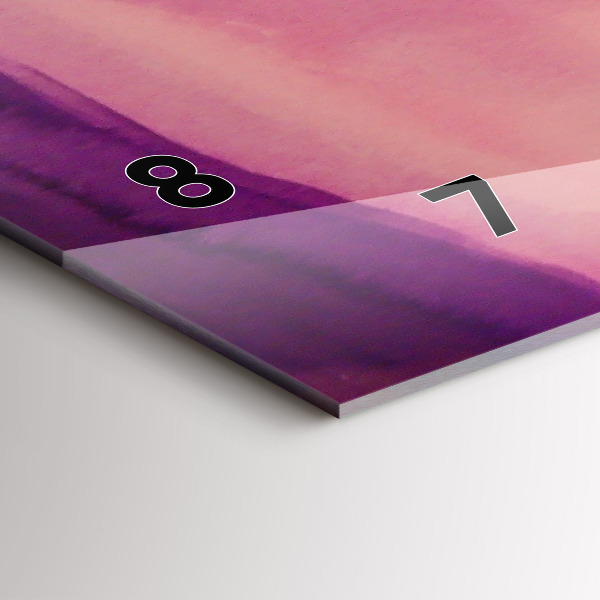 Glass wall clock rectangular Painting Women