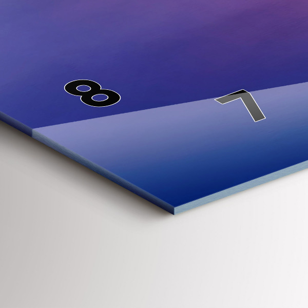 Glass wall clock rectangular The inscription Memories