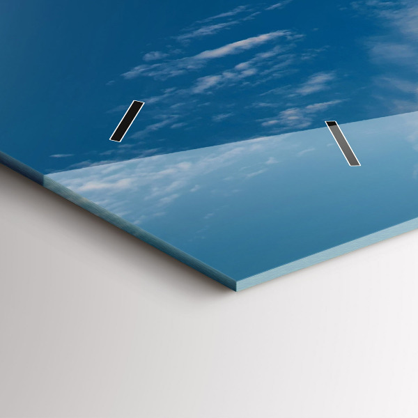 Glass wall clock rectangular Statue of Liberty New York