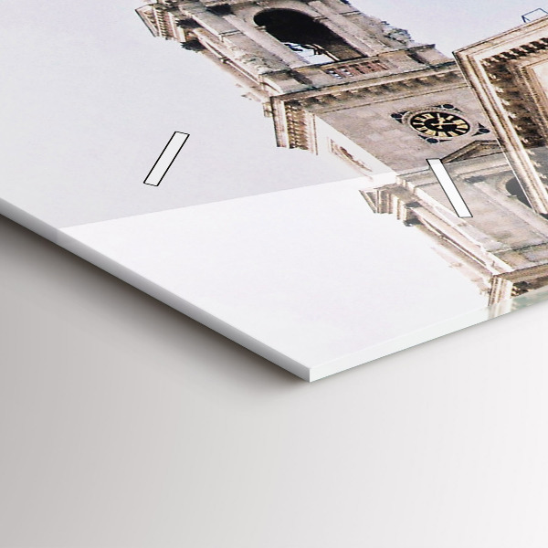 Glass wall clock rectangular St. Stephen's Basilica