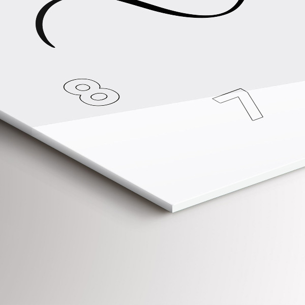 Glass wall clock rectangular The inscription Memories