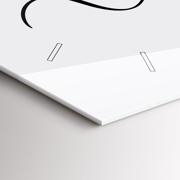 Glass wall clock rectangular The inscription Memories