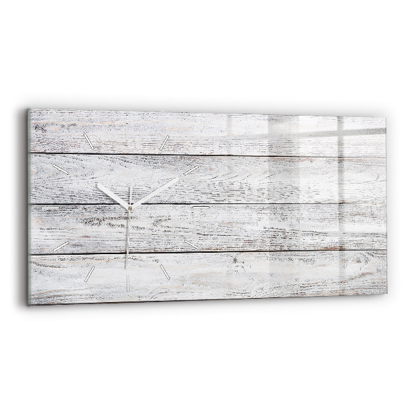 Glass wall clock rectangular Painted boards