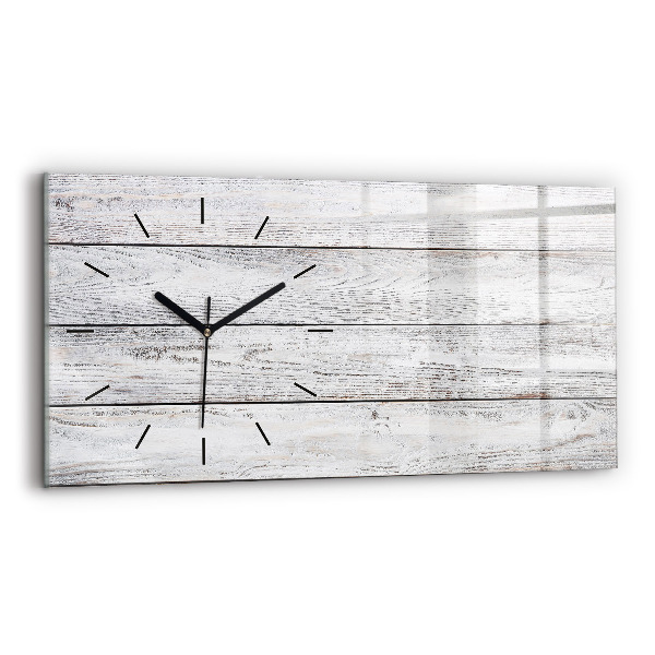 Glass wall clock rectangular Painted boards