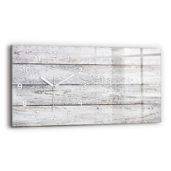 Glass wall clock rectangular Painted boards