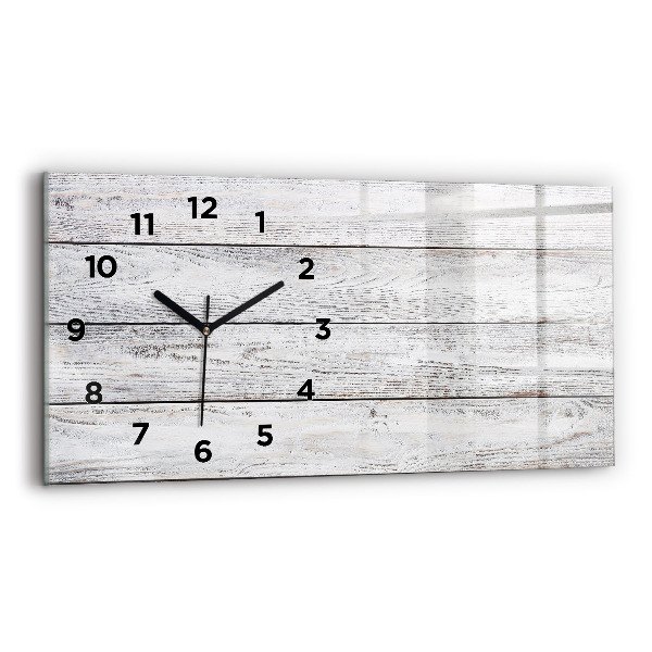 Glass wall clock rectangular Painted boards