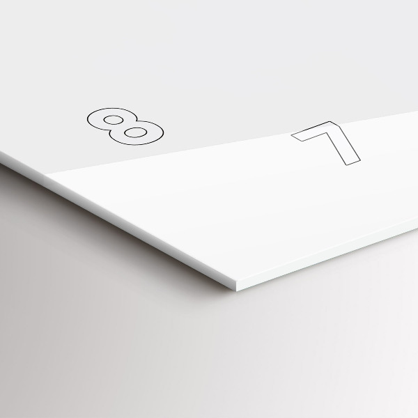 Glass wall clock rectangular Astronomy clock