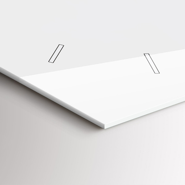 Glass wall clock rectangular Astronomy clock