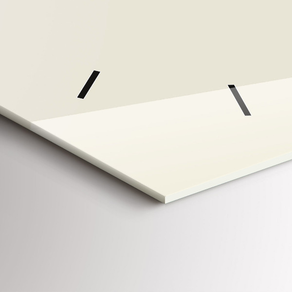 Glass wall clock rectangular Man with a beard and a pipe