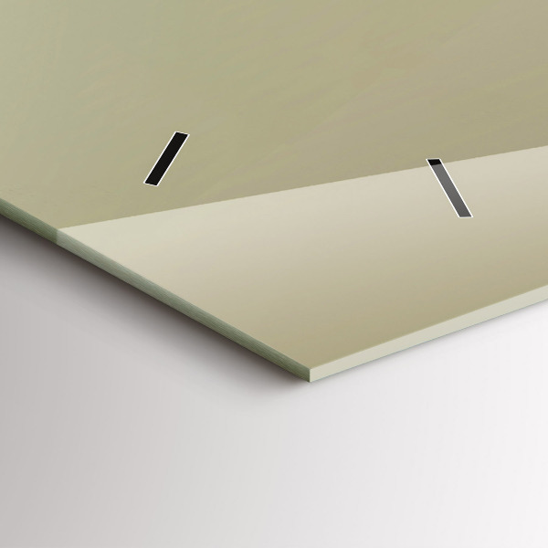 Glass wall clock rectangular Graphic moose