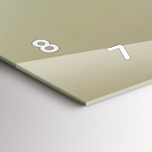 Glass wall clock rectangular Graphic moose