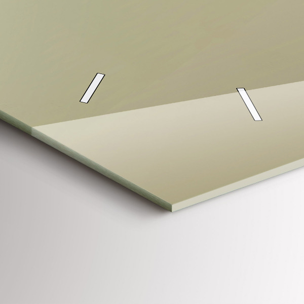 Glass wall clock rectangular Graphic moose