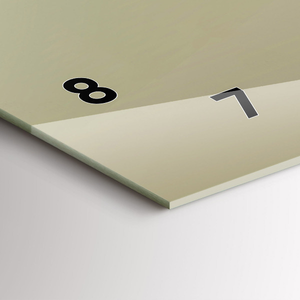 Glass wall clock rectangular Graphic moose