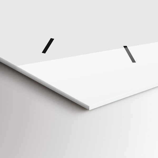 Glass wall clock rectangular Cartoon bear