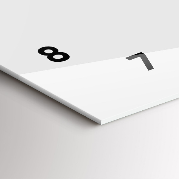 Glass wall clock rectangular Cartoon bear