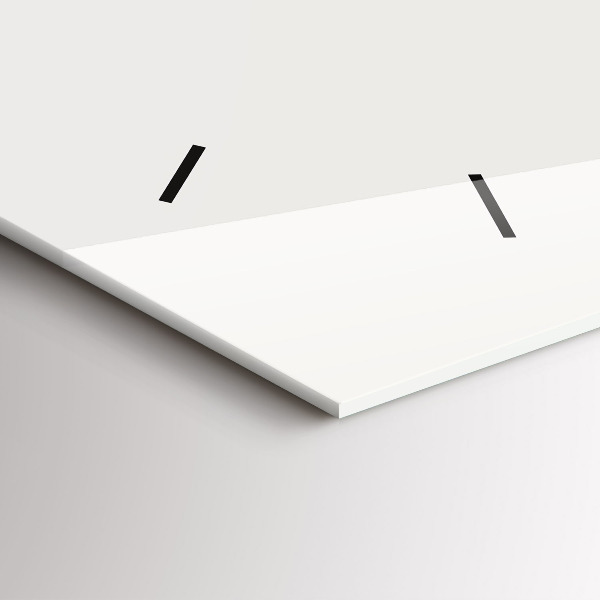 Glass wall clock rectangular Jazz in New York