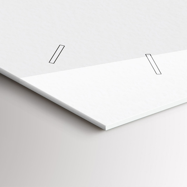 Glass wall clock rectangular Fashionable woman