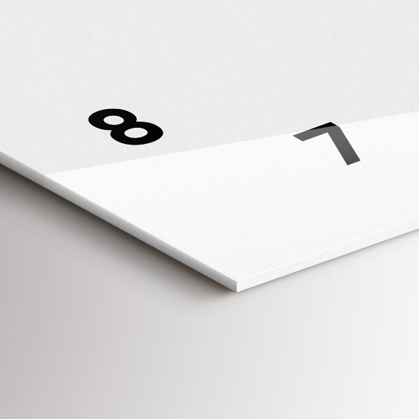 Glass wall clock rectangular Fashionable woman