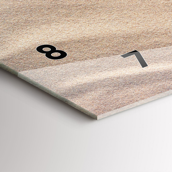 Glass wall clock rectangular Holiday accessories