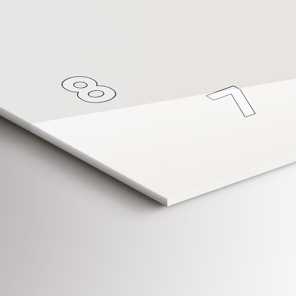 Glass wall clock rectangular painted portrait of a tiger