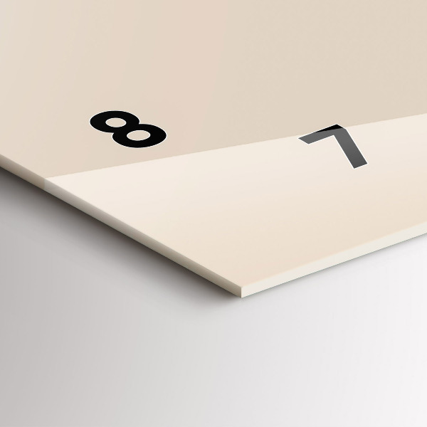 Glass wall clock rectangular Man with a pipe