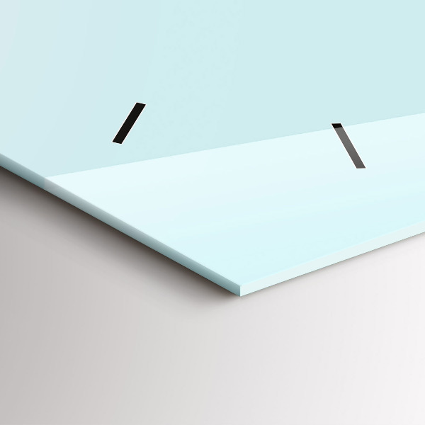 Glass wall clock rectangular Funny cat with glasses