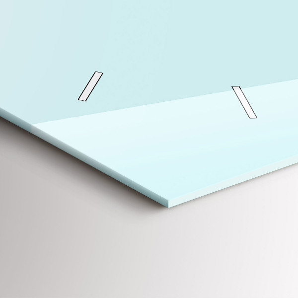 Glass wall clock rectangular Funny cat with glasses