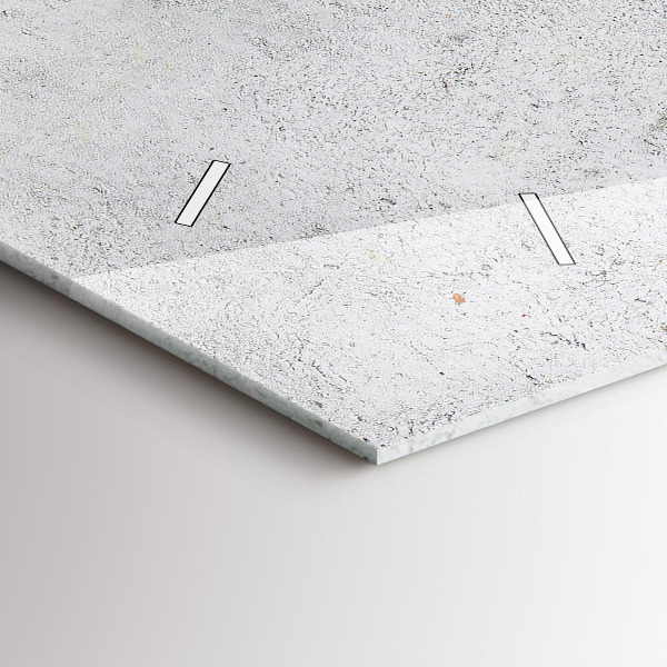 Glass wall clock rectangular Minimalist olives