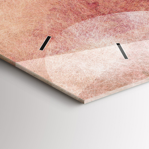 Glass wall clock rectangular Geometric Abstraction