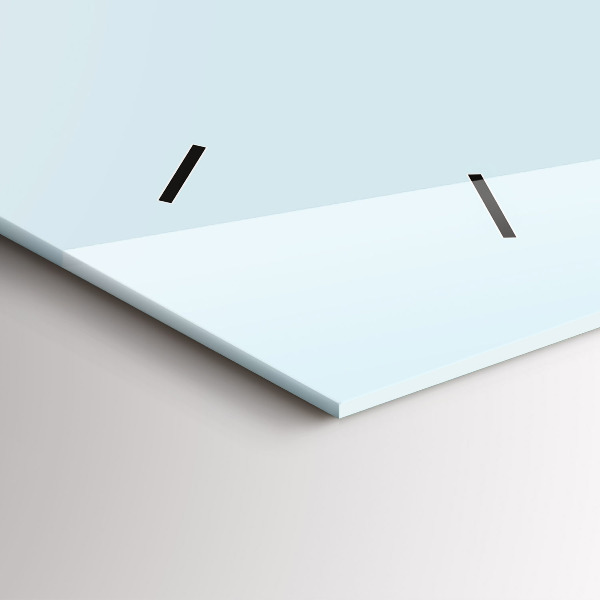 Glass wall clock rectangular Puppy dog