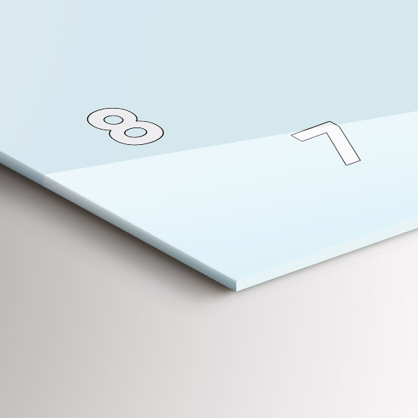 Glass wall clock rectangular Puppy dog