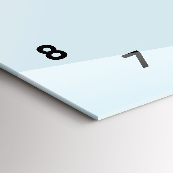 Glass wall clock rectangular Puppy dog