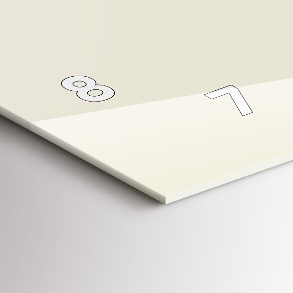 Glass wall clock rectangular Deer in a shirt