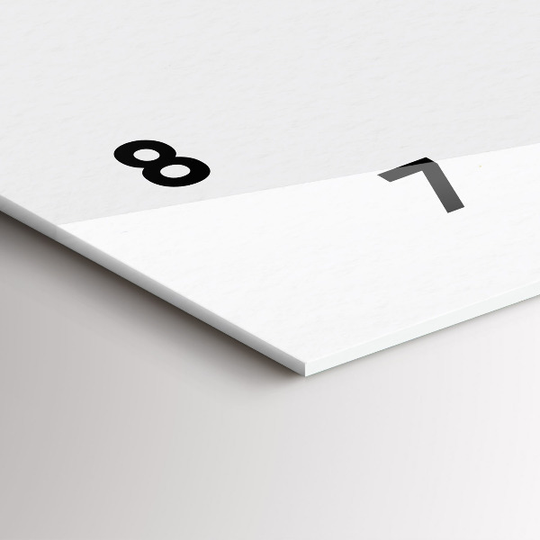 Glass wall clock rectangular Woman in a hat