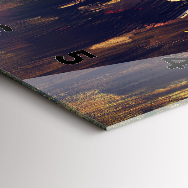 Square glass wall clock Impressionism in art Market Square