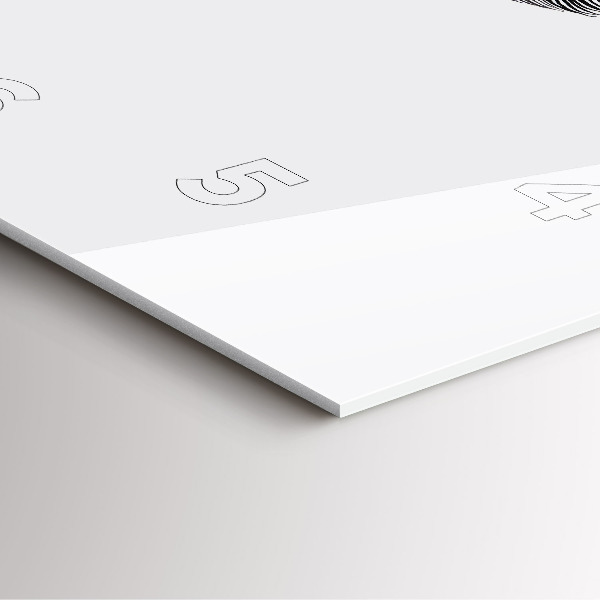 Square glass wall clock Abstraction of the human eye