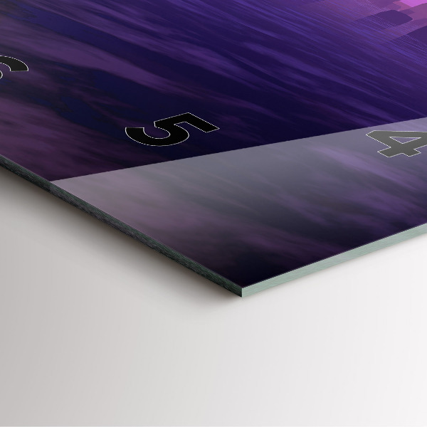 Square glass wall clock Sunset at Stonehenge