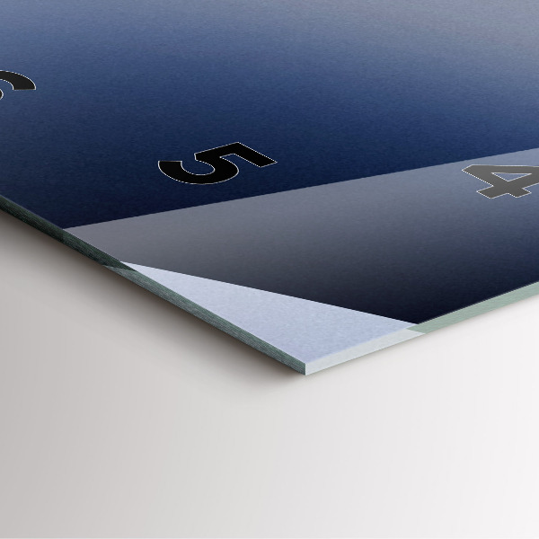 Square glass wall clock Abstraction sun