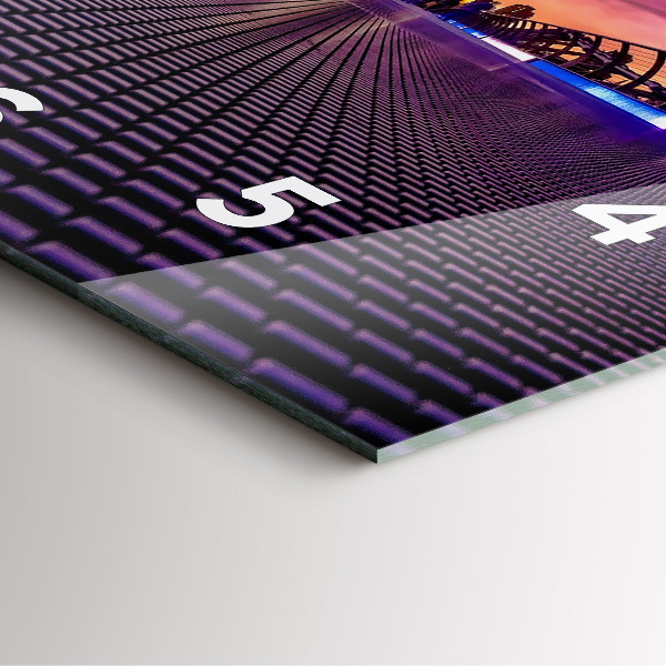 Square glass wall clock St. Paul's Cathedral